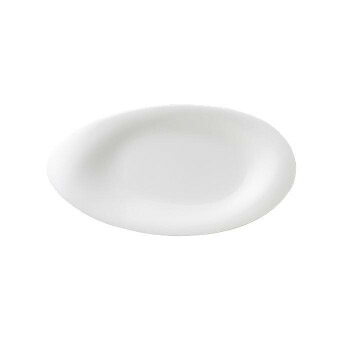 （同梱不可） NIKKO(ニッコー) IO(イオ) SIJIMA OVAL PLATE 380 13350-4698 盛り付けの美を追求した器｜オフィス　ユー