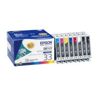 エプソン対応純正インクカートリッジ ＩＣ８ＣＬ３３　カラー（８色パック） IC8CL33【エプソン】