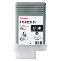 キヤノン対応純正インクタンク ＰＦＩ－１０２ＭＢＫ　（マットブラック） PFI-102MBK【キヤノン】