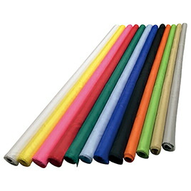 サテン（１２２ｃｍ×１０ｍ巻）オレンジ 8【クレアル】 5,653円
