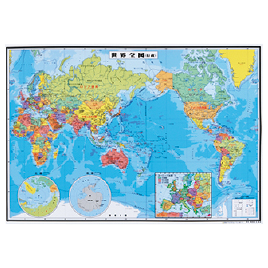 楽天市場 パウチ式世界地図 アジア州 ｱｼﾞｱ 全教図 オフィス ユー