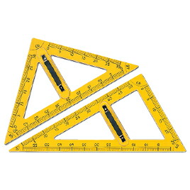 大三角形お定まり仕掛ける 108305【ナナミ】 三角定規-文房具・事務用品