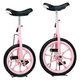 ノーパンク一輪車　１８インチ　ピンク T1161P【トーエーライト】