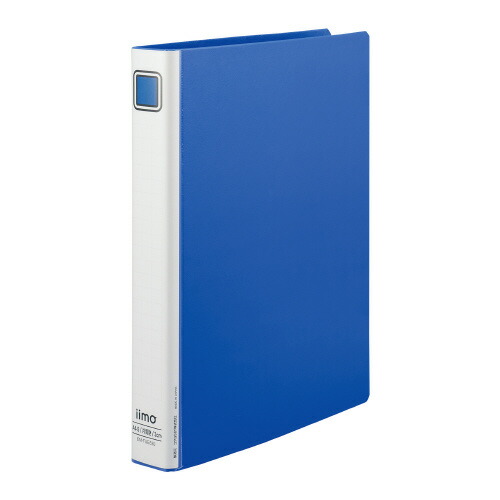 パイプ式ファイルエコノミー片開きＡ４縦　青　１０冊 EM-FUE630BX10【ｉｉｍｏ】