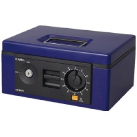 キャッシュボックス CB-8570-B ブルー A5 【カール事務器】