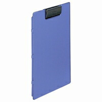 クリップファイル F-2650-8 A4E 青 10冊 【ＬＩＨＩＴＬＡＢ】