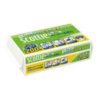 スコッティペーパーふきん 200腰かけ×30P  【日本製紙クレシア】