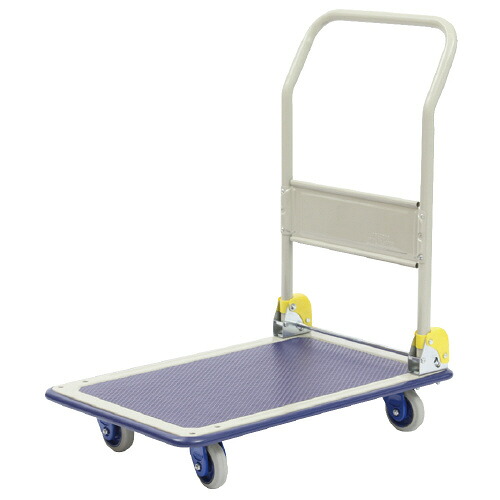 ４輪自在スチール台車　１５０ｋｇ 4234-3011 【カウネット】