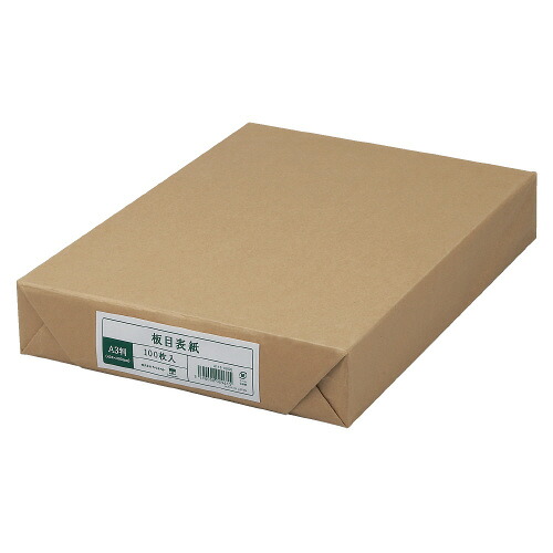 パ）板目表紙　美濃判　４００枚入り 4115-3109 【カウネット】