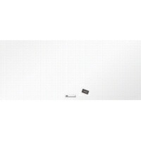 抗菌ホワイトマグネットシート 暗線入り ５Ｌ ２１００×９００ｍｍAWM11【アスカ】