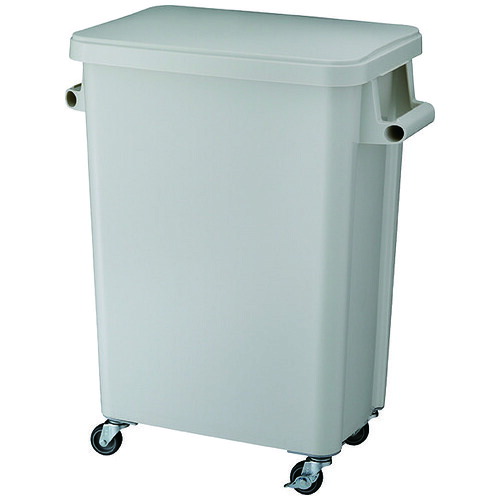 厨房用キャスターペール70L グレー GGYK005 GGYK005 【リス】 【メーカー直送品】 【時間指定不可・夜間配送不可】 【平日配送のみ】 【平日配送のみ】