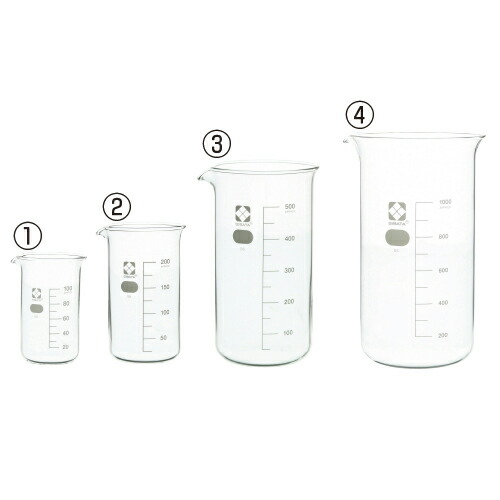 (4)トールビーカー目盛付 1000ml10個【柴田科学】|オフィス ユー