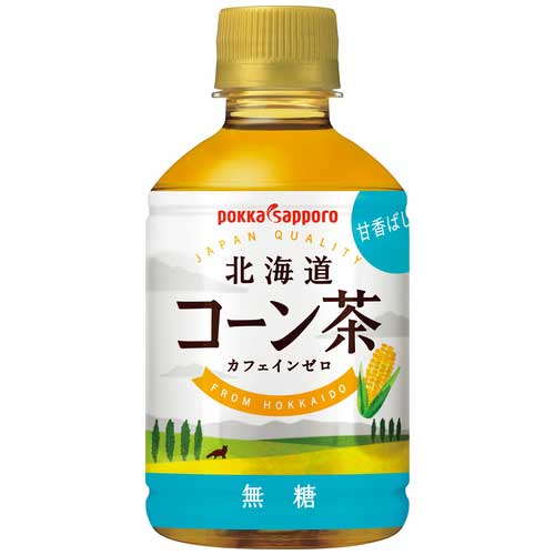 ※北海道コーン茶PET HOT＆COLD 275mL 24本 ﾎｯｶｲﾄﾞｳｺｰﾝﾁｬPET275mL 【ポッカサッポロ】 ※軽減税率対象商品 ※２箱以上のご注文の場合、メーカー直送 【時間指定不可・夜間配送不可】 【平日配送のみ】