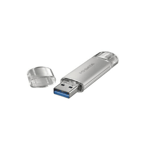 【ゆうパケット対応可】ＵＳＢメモリー　１２８ＧＢ　シルバー　1個U3C-STD128G/S【アイ・オー・データ機器】｜オフィス　ユー