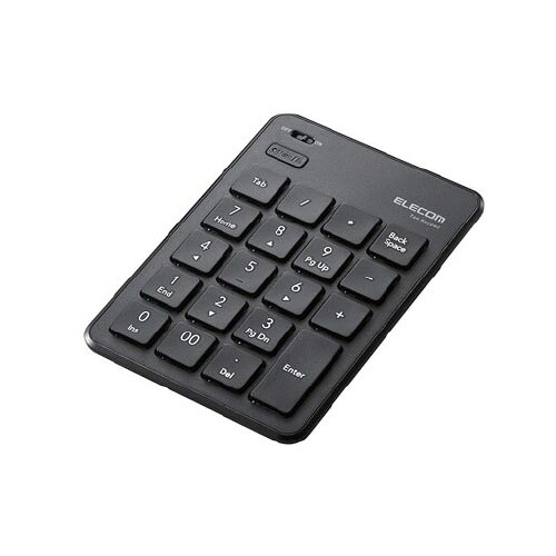 Ｂｌｕｅｔｏｏｔｈ　テンキーパッド　1個 TK-TBP020BK 【エレコム】