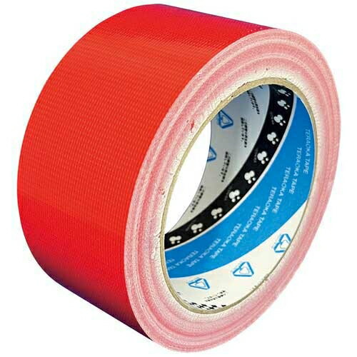 生まれ変わり布磁気テープNo.1605 赤30巻 50mmX25mNo.1605【寺岡製造所】