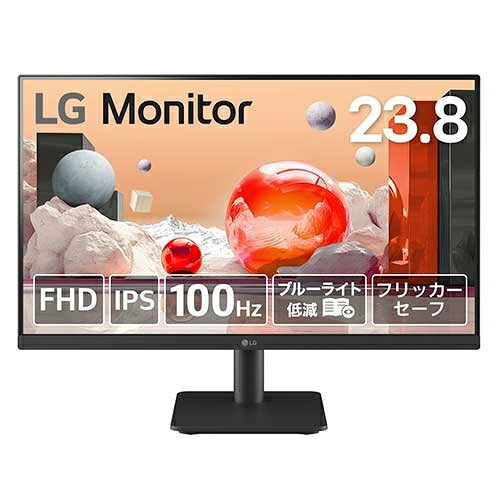 液晶管する 23.8型 24MS500-B24MS500-B【ＬＧ】【製造会社取寄品の目的、返品とり止める不可】
