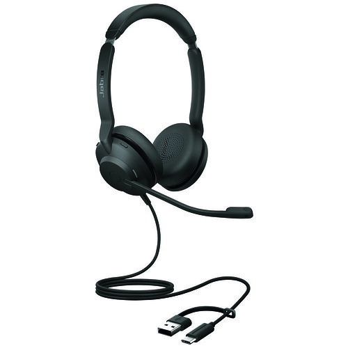 Jabra Evolve2 30 SE MS Stereo USB C/A23189-999-779【ＪＡＢＲＡ】【メーカー取寄品のため、返品キャンセル不可】｜オフィス　ユー