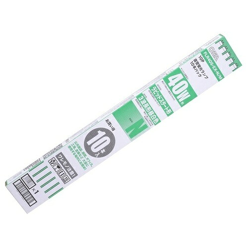 螢光灯40W直管 FLR40S EX-N/M 10P 昼白10本FLR40SEX-N/M10P【オーム電機】 【製造会社直送品】【第四次元任じる不可・暮夜送りとどける不可】【週日送りとどけるのみ】