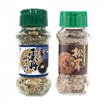 （代引き不可）（同梱不可） みなり 雲丹ふりかけ 85g・松茸ふりかけ 85g　各15個セット 風味ゆたかなふりかけ｜オフィス　ユー