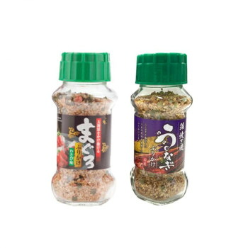 (代引き不可)(同梱不可) みなり まぐろふりかけ 85g・国産うなぎふりかけ 75g 各15個セット ふりかけセット|オフィス ユー