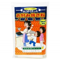 （代引き不可）（同梱不可） もぐもぐ工房のおこめで作ったお好み焼き粉　(120g×2袋)×6セット アレルギーを持つ方のために。