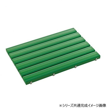 (同梱不可) 抗菌安全スノコ お客様組立品 600×900 緑 MR0932411 抗菌仕様で足元清潔