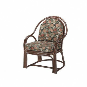 （代引き不可）（同梱不可） 今枝商店　Romantic Rattan　籐アームチェアー　Y1000C オールシーズン使用できるアームチェア