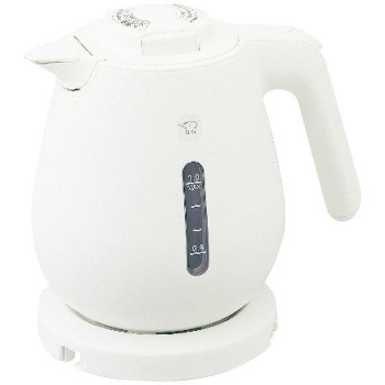 （同梱不可） ZOJIRUSHI 電気ケトル　1lホワイト CKDB10 3439-144 ほこりなどが入りにくい構造