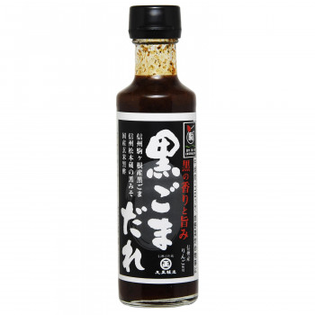 （代引き不可）（同梱不可） 丸正醸造 黒ごまだれ 200ml×9瓶 旨みたっぷりのタレ