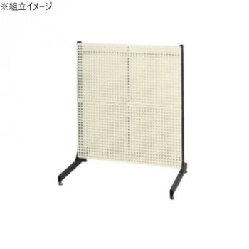 （代引き不可）（同梱不可） サカエ ラックシステム パンチングパネルタイプ 892×550×1055mm アイボリー PLS-2PD 単体でも壁面でも簡単設置