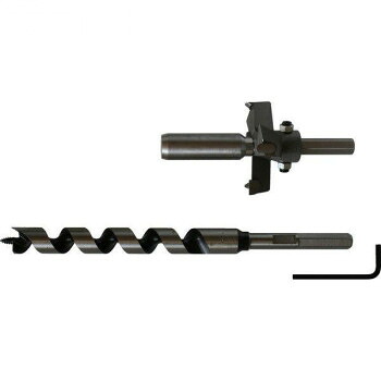 (同梱不可) スターエム 超硬座掘錐大口径(ドリル付) 21×75 28L-D2175 木工用ザグリカッター|オフィス ユー