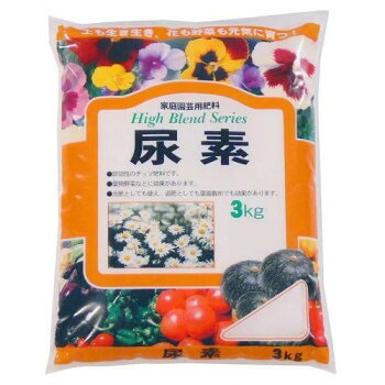 （代引き不可）（同梱不可） あかぎ園芸 尿素 3kg 5袋 1580311 茎・葉を食する野菜には欠かせない肥料｜オフィス　ユー