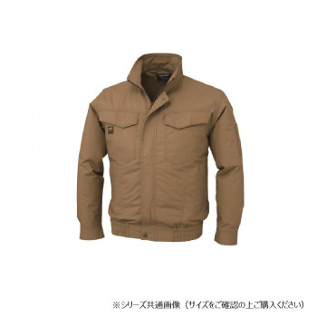 （同梱不可） ジーベック(XEBEC)  KU91400  空調服綿100ブルゾン  キャメル  M 空気漏れを少なく