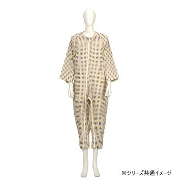 （同梱不可） 竹虎 ソフトケアねまき両開きファスナー 3シーズン　106414・むらさき・L 素材と機能にこだわって開発された介護ねまき