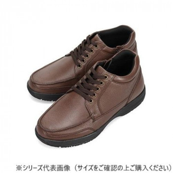 （同梱不可） シティ ゴルフ City Golf カジュアルレースアップブーツ ブラウン 25.0cm SPGF934 足入れゆったり大人のスリッポンシューズ