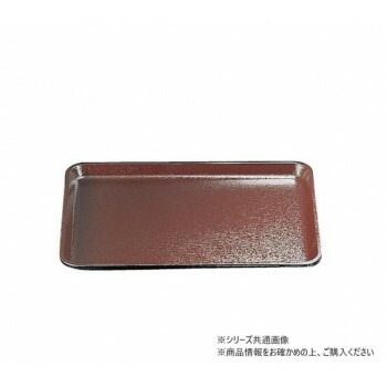 （同梱不可） ノンスリップ耐熱トレー 木目長手盆 尺6 茶SL 16010840 丈夫な耐熱トレー。