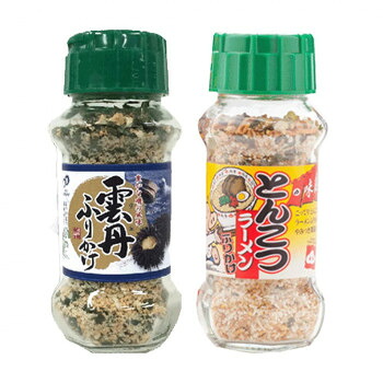 (代引き不可)(同梱不可) みなり 雲丹ふりかけ 85g・とんこつラーメンふりかけ 80g 各15個セット 風味ゆたかなふりかけ|オフィス ユー