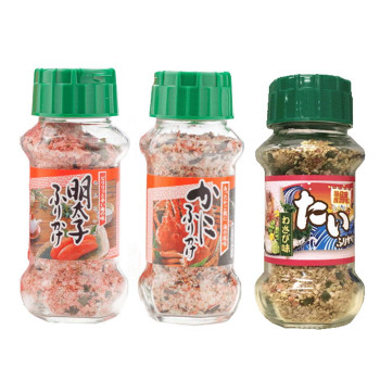 (代引き不可)(同梱不可) みなり 明太子ふりかけ 85g・かにふりかけ 85g・たいふりかけ 85g 各10個セット 風味ゆたかなふりかけ|オフィス ユー