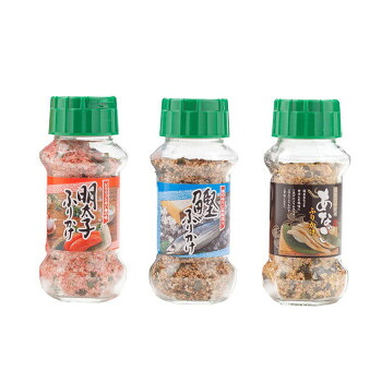 （代引き不可）（同梱不可） みなり 明太子ふりかけ 85g・鰹ふりかけ 80g・あなごふりかけ 80g　各10個セット 風味ゆたかなふりかけ｜オフィス　ユー