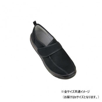 （同梱不可） 幸和製作所 テイコブ(TacaoF) シアリクSHU01 ブラック SHU01-BK-S スリット入りで脱ぎ履きしやすい屋外用靴