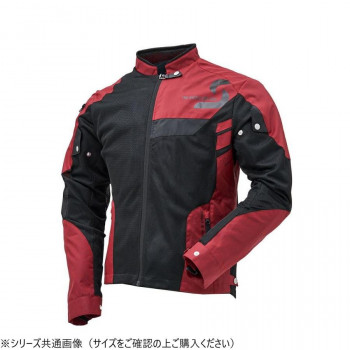 （同梱不可） NANKAI ナンカイ エアロダイナミクスメッシュジャケット SDW-4148 M レッド 安心感抜群な防護