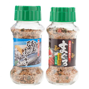 (代引き不可)(同梱不可) みなり 鰹ふりかけ 80g・まぐろふりかけ 85g 各15個セット 風味ゆたかなふりかけ|オフィス ユー