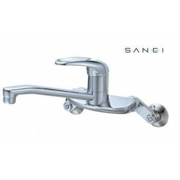 （同梱不可） 三栄水栓　SANEI　シングル混合栓　CK2710K 壁付タイプのシングル混合栓。