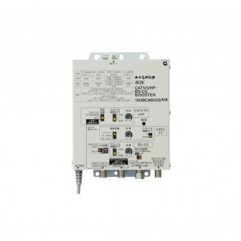 （同梱不可） マスプロ電工 CATV/UHF・BS・CSブースター 10UBCAW33S 小規模住宅向けのブースター
