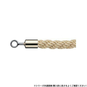 (同梱不可) シロクマ パーティションロープ φ25×1200mm 金/ゴールド FPR-25R イベントや誘導などに|オフィス ユー