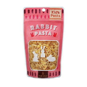 （代引き不可）（同梱不可） アルボ・ゴルド キッズパスタ ラビット 70g 18個セット 056037 3ポーズのうさぎたちがパスタになって大集合!