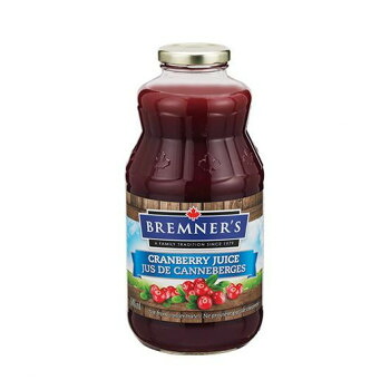 （代引き不可）（同梱不可） ブレムナーズ クランベリージュース 946ml 12個セット 164011 果汁100%のクランベリージュース 21,902円