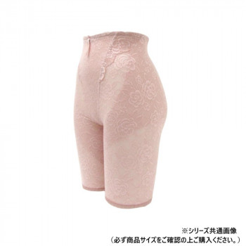 （同梱不可） TAMURA yJuco ブルーメリアロングガードル ダスティピンク M-YTJ25R-115-M ぽっこりお腹をやさしくシェイプ