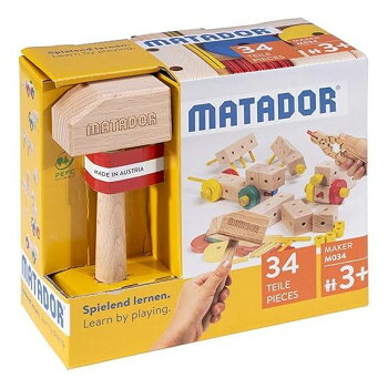 （代引き不可）（同梱不可） オーストリア製の木製工作キット マタドール・メーカー034 645-0001 指先の器用さを養う